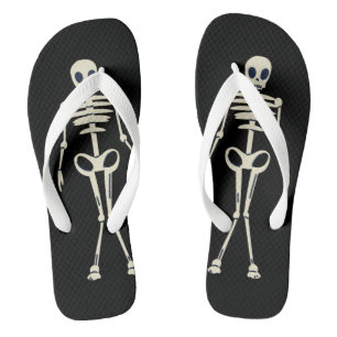 Tongs Avoir Une Halloween Éffrayante, Halloween Squelett