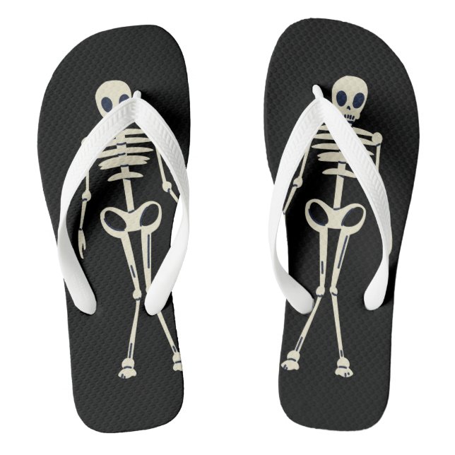 Tongs Avoir Une Halloween Éffrayante, Halloween Squelett (Semelle)