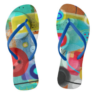 Tongs Awesome FlipFlops Art Abstrait