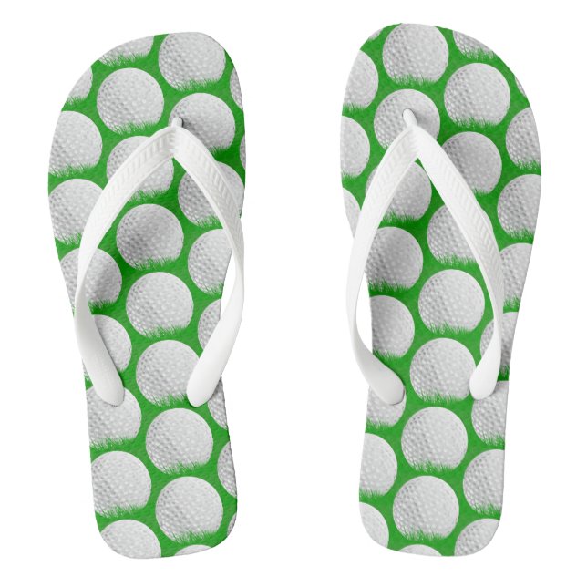 Tongs Bal de golf dans le Motif d'herbe (Semelle)