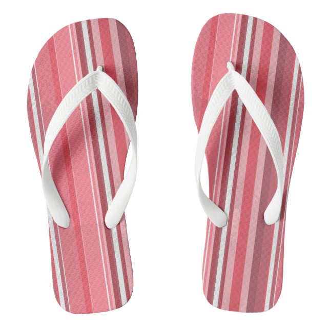 Tongs Bande rose et blanche (Semelle)