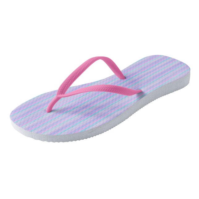 Tongs bandes colorées 4 (Incliné)