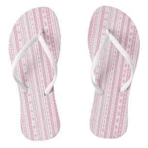Tongs Bandes de gribouillis florales