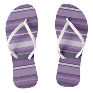 Tongs Bandes de lavande