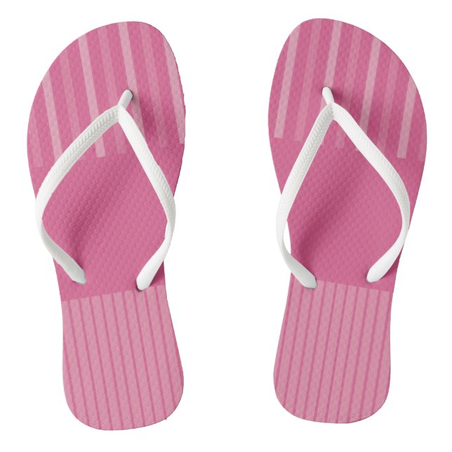Tongs Bandes Pop Couleur - Rose (Semelle)