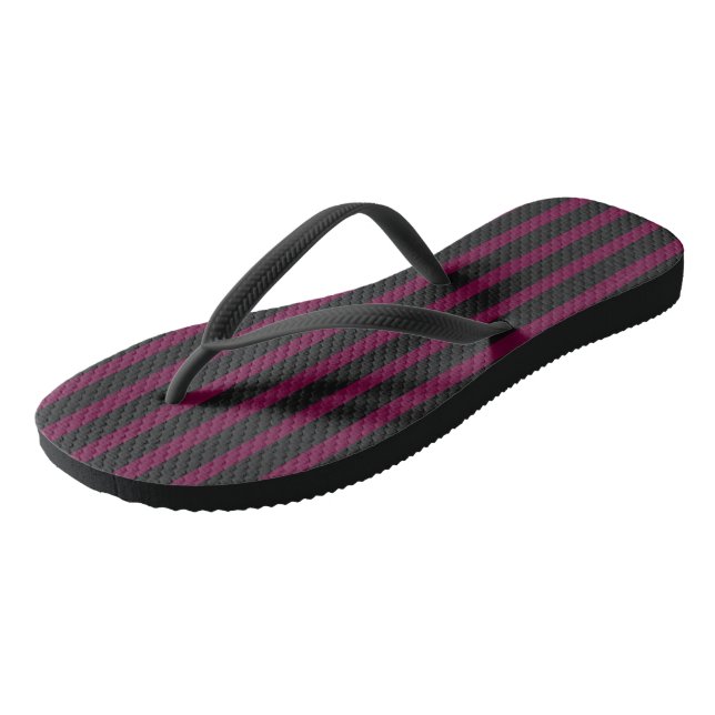 Tongs Bandes pourpres (Incliné)
