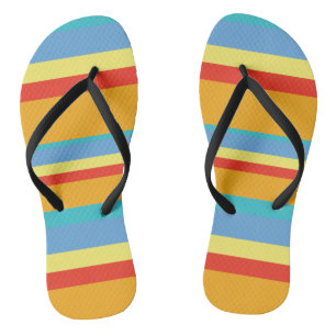 Tongs Bandes rétro