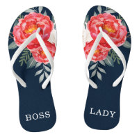 BARRIÈRE DE BOSS LADY / Pignons floraux rouges bot