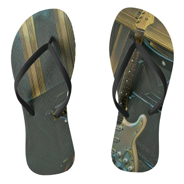Tongs basse acoustique guitare électrique cadeau (Semelle)
