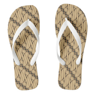 Tongs Batik Parang, motif indonésien, javanais, ethnique