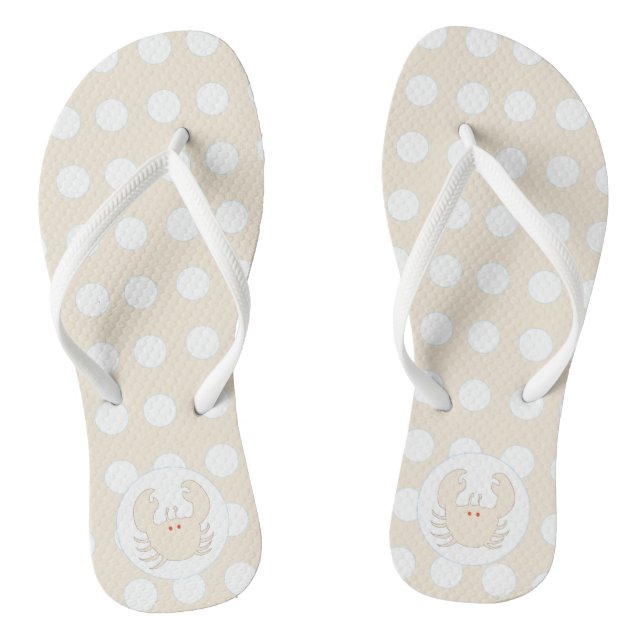 Tongs Beach Bubble, Crabe by the Sea, Creamy Blue (Semelle)