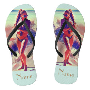 Tongs Beach Girl Thunder_Cove
