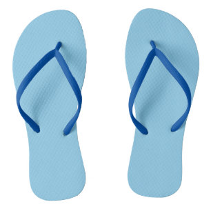 Tongs Bébé bleu (couleur solide)