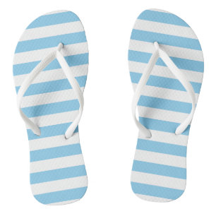 Tongs Bébé Bleu et Blanc Grandes Dimensions horizontales