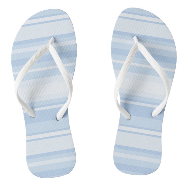 Tongs Bébé rayures bleues (Semelle)