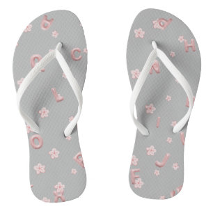 Tongs Bébés mignons ABC Alphabet fleur Enfants B2S