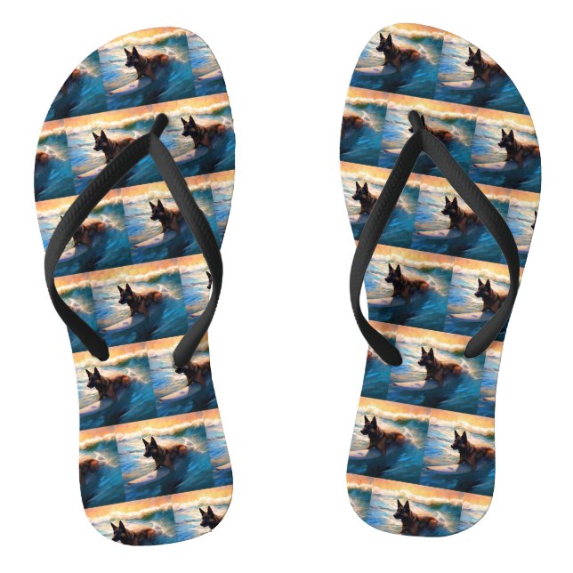 Tongs Belge Shepherd Beach Surf Peinture (Semelle)