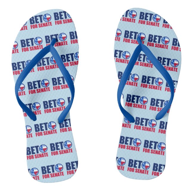 Tongs Beto O'Rourke pour le Sénat 2018 (Semelle)