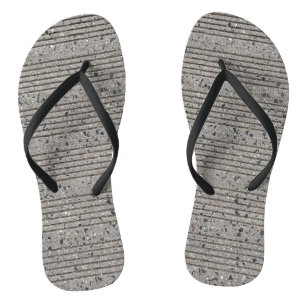 Tongs Béton Gris Cimetière Trottoir