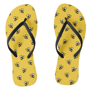 Tongs Bignon jaune des abeilles