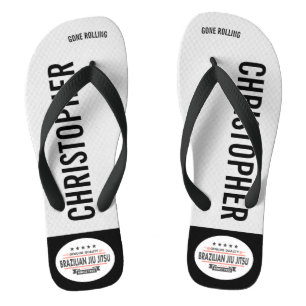 Tongs BJJ Ceinture blanche Véritable Qualité Gone Rollin