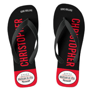 Tongs BJJ Ceinture noire Véritable Qualité Gone Rolling