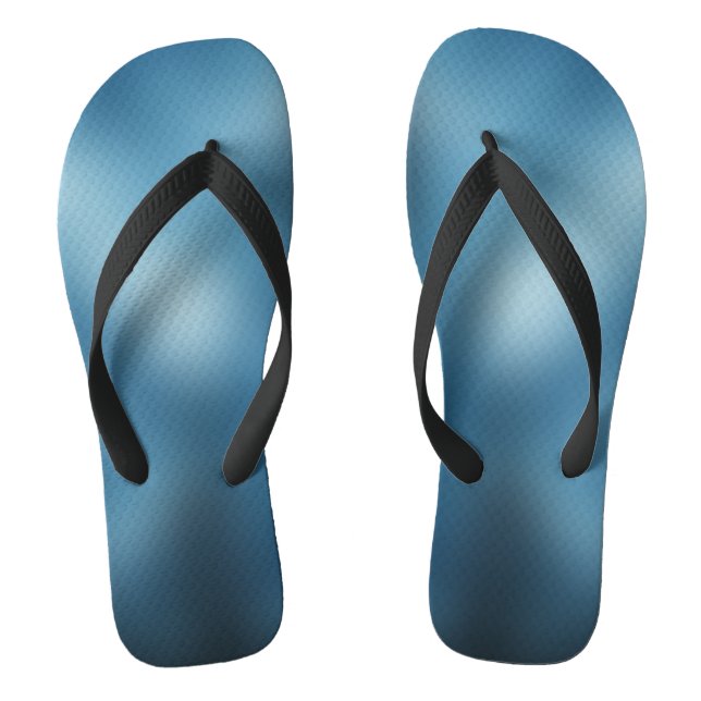 Tongs Bleu Conservateur Personnalisé Flip Flops Créés (Semelle)