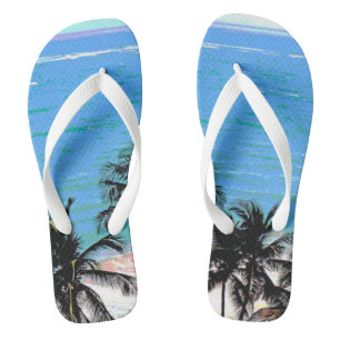 Tongs Bleu des Caraïbes