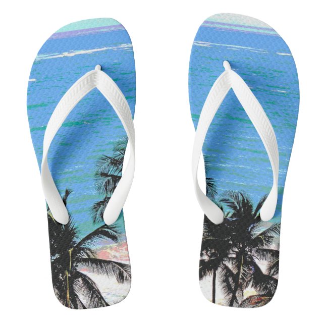 Tongs Bleu des Caraïbes (Semelle)