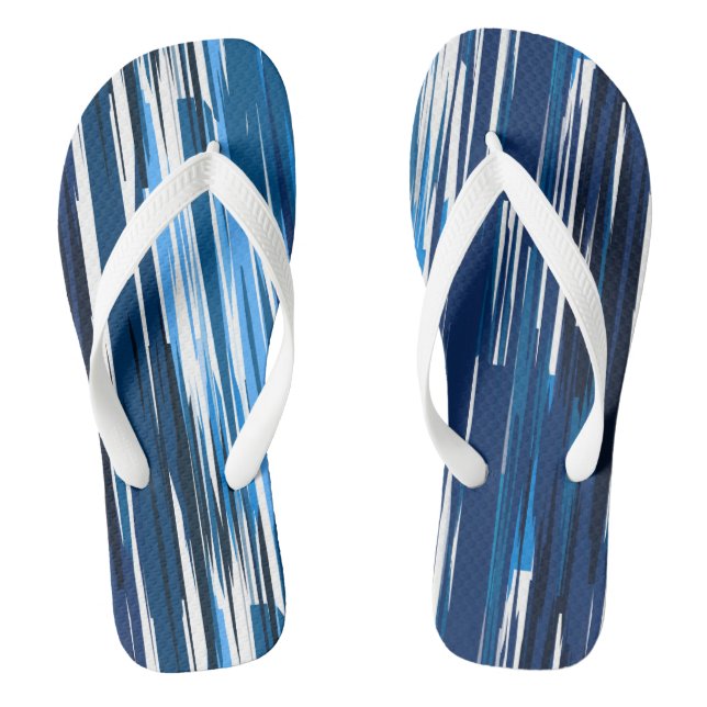 Tongs Bleu et blanc (Semelle)