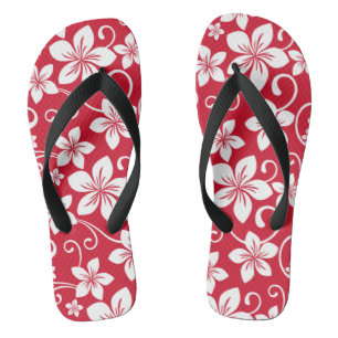 TONGS BLEU HAWAII (ROUGE)