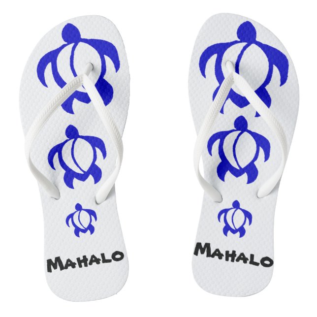 Tongs Bleu Honu de LineA Mahalo (Semelle)