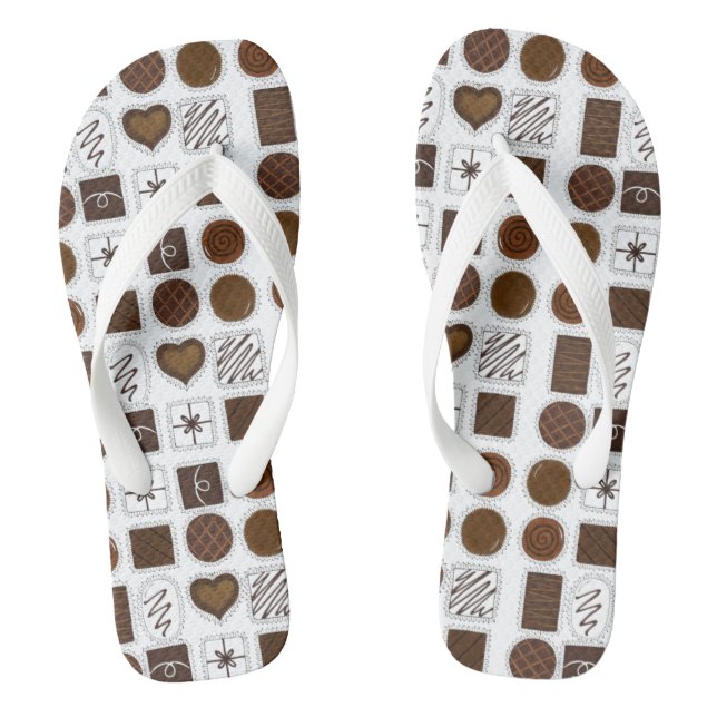 Tongs Boîte de chocolats Saint-Valentin Bon Bon Bonbons (Semelle)