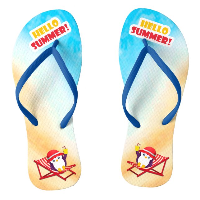 Tongs Bonjour Été bronzage Penguin (Semelle)