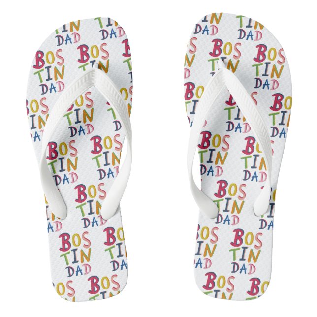 Tongs Bostin Papa Black Country Flip Flops Beach Chaussu (Semelle)