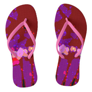 Tongs Bougainvillée Totalement Abstraite