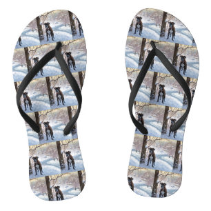 Tongs Boxe Laisser Neige Noël