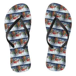 Tongs Boxeur Saison des Fêtes de Noël