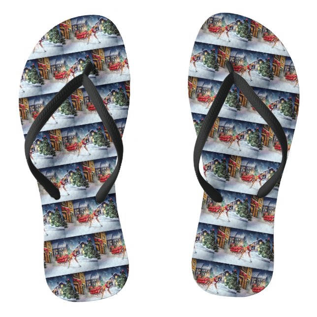 Tongs Boxeur Saison des Fêtes de Noël (Semelle)