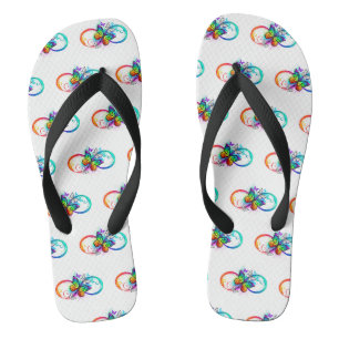 Tongs Bright infinity with rainbow butterfly