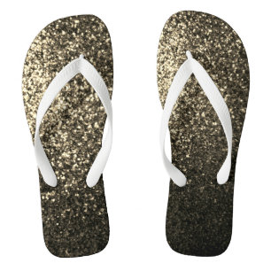 Tongs bronze parties scintillant