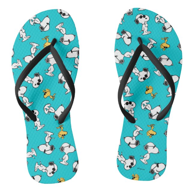 Tongs cacahuètes | Snoopy & Lunettes de soleil Motif (Semelle)
