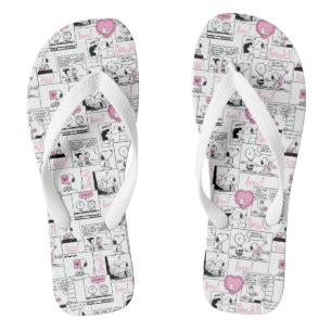 Tongs cacahuètes Valentine Heart Love Motif