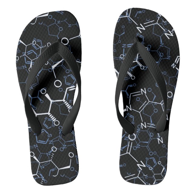 Tongs Cadeaux de chimie de formule chimique (Semelle)