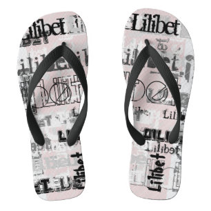 Tongs Cadeaux Nommés Lilibet - Chic Urbain Rose Poussiér