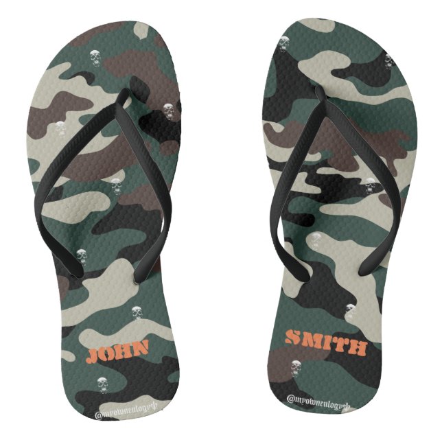 Tongs Camo crânien (Semelle)