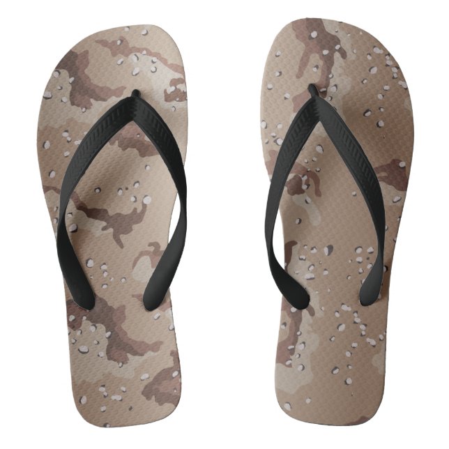 Tongs Camo du désert de la vieille école (Semelle)
