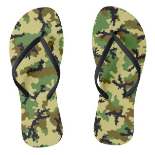 Tongs Camouflage des bois
