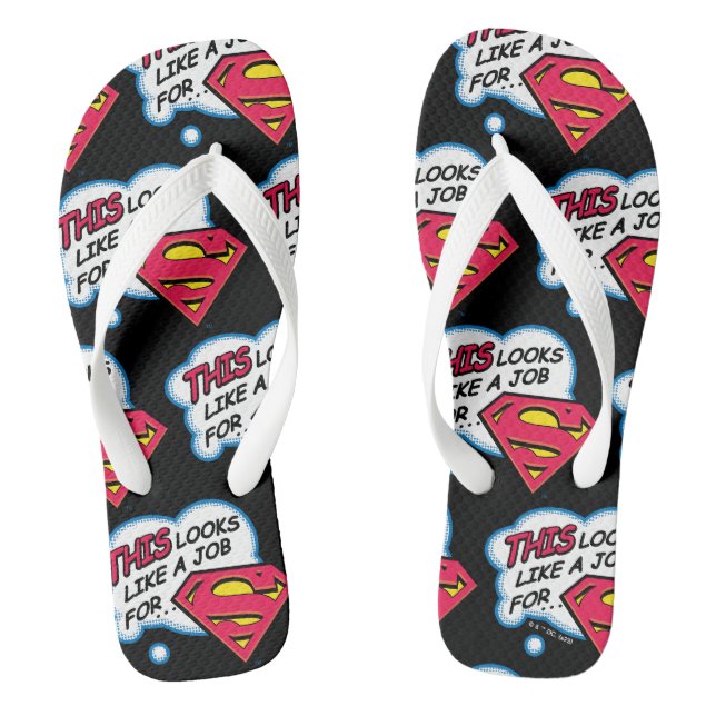 Tongs C'est un travail pour... Superman (Semelle)