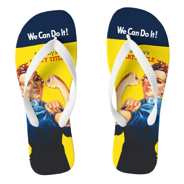 Tongs C'est votre Rosie Party personnalisée Personnalise (Semelle)